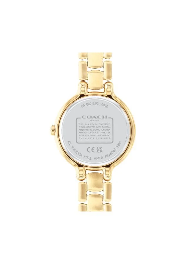 COACH Analogue Watch with Steel Bracelet